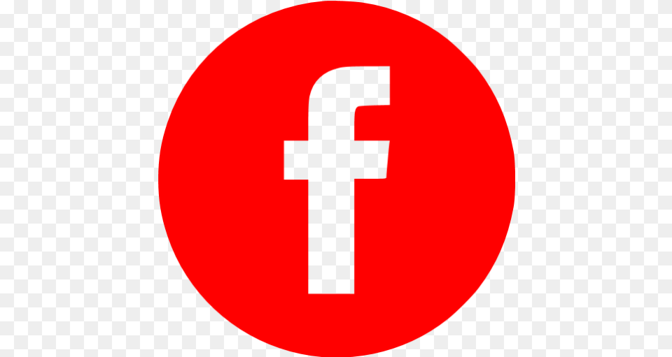 Red Facebook 4 Icon Red Facebook Icon, First Aid, Symbol, Sign Png