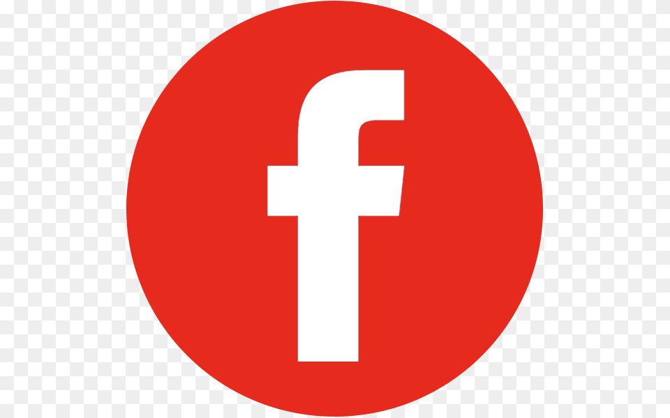 Red Facebook Logo Vector, First Aid, Symbol, Text Png Image