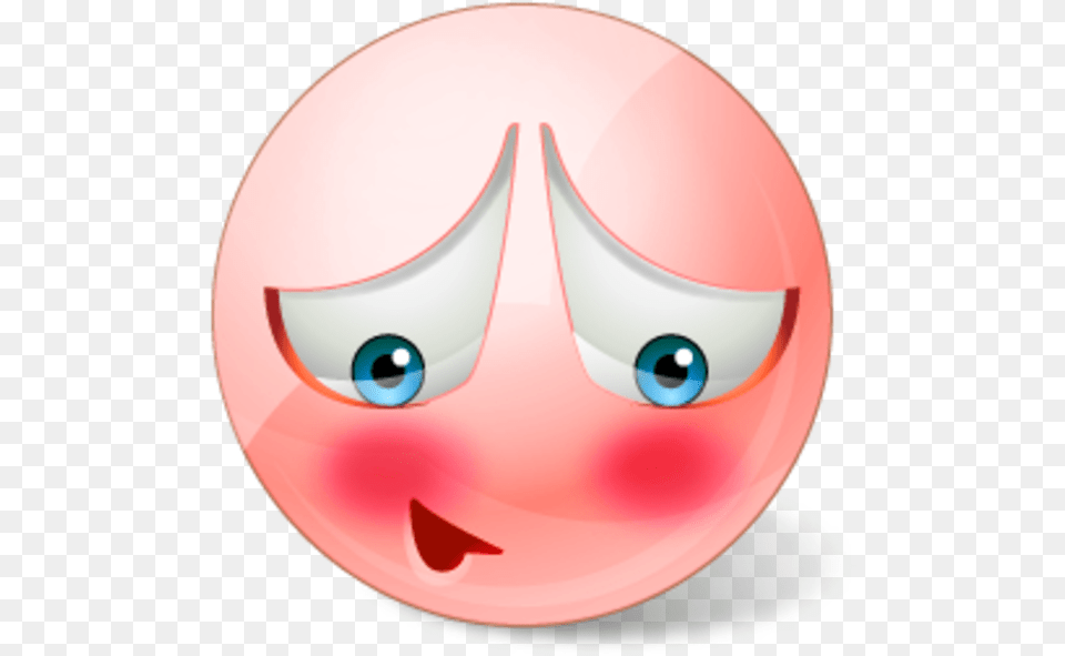 Red Faced Embarrassed Emoji, Photography, Sphere Free Png