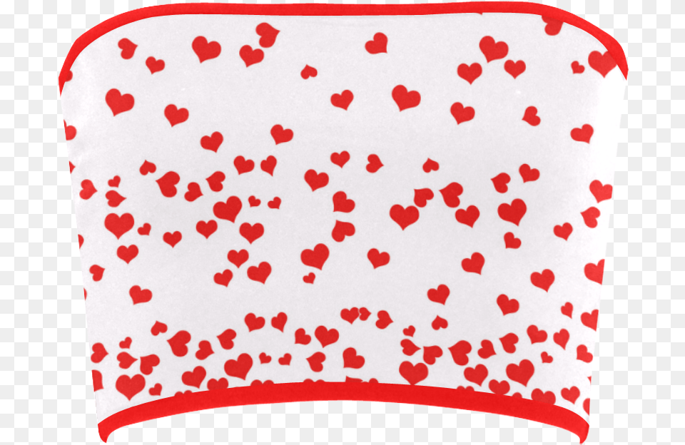 Red Falling Hearts On Pink Bandeau Top Monster Buster Club Cathy, Cushion, Home Decor, Paper, Clothing Free Png