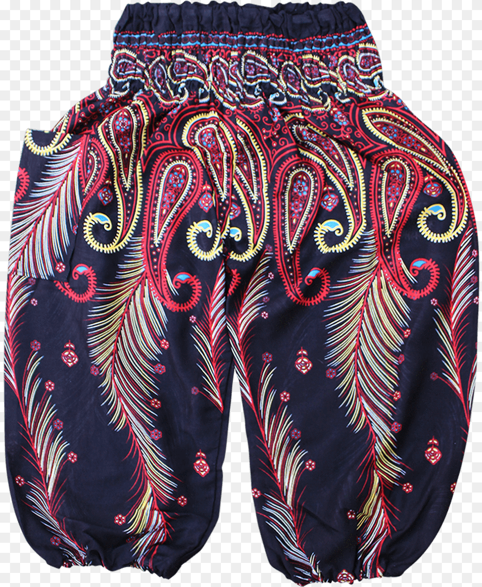 Red Feather Kids Harem Pants From Bohemian Island Board Short, Clothing, Shorts, Coat, Swimming Trunks Free Png Download