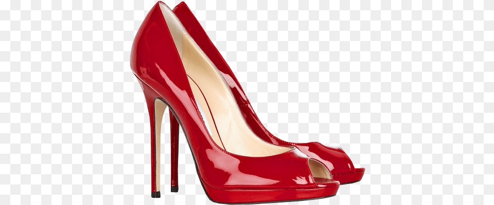 Red Female Heels Clipart Jimmy Choo Red Patent, Clothing, Footwear, High Heel, Shoe Free Transparent Png