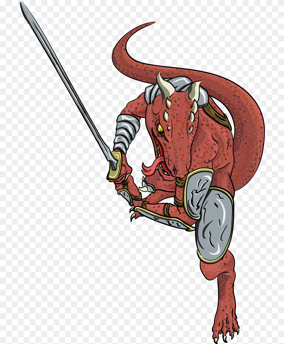 Red Female Kobold With Crossbow, Adult, Person, Woman, Sword Png Image