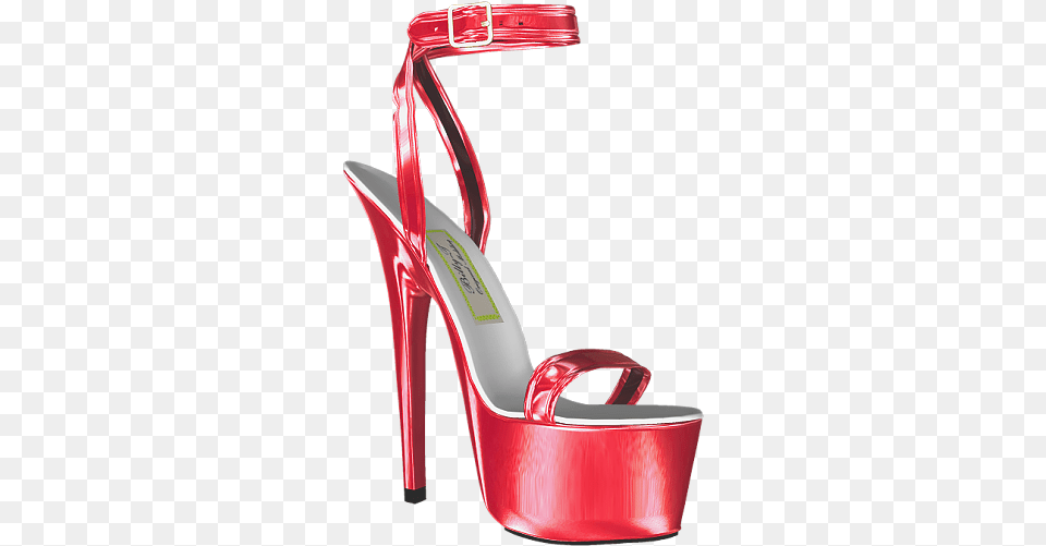 Red Female Sandals Clipart High Heel Sandals, Clothing, Footwear, High Heel, Sandal Png Image