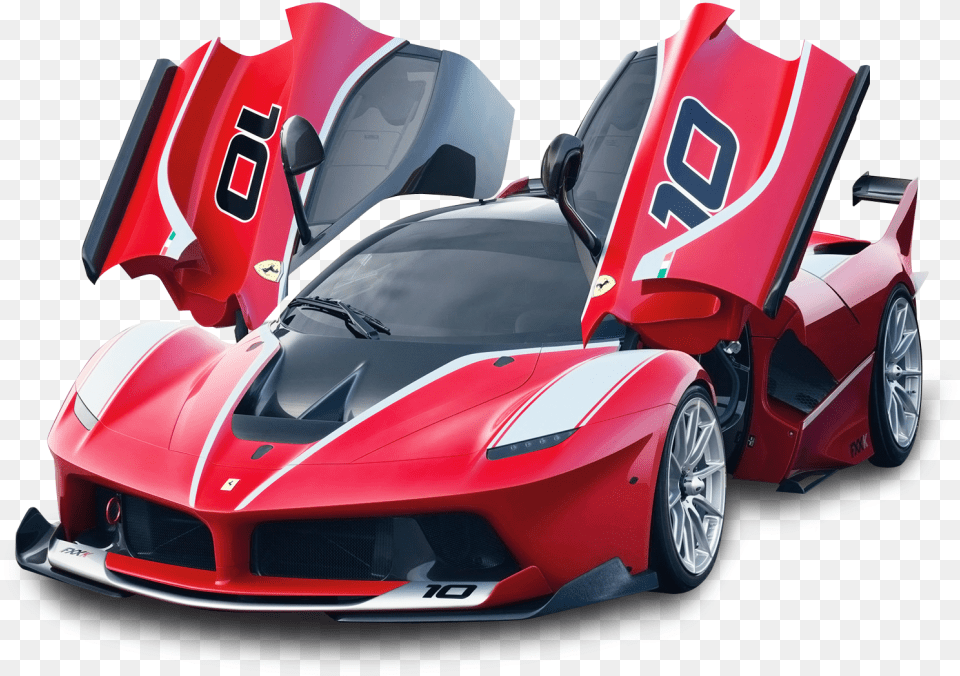 Red Ferrari Fxx K Car 86 Ferrari Fxxk, Vehicle, Transportation, Sports Car, Alloy Wheel Free Png
