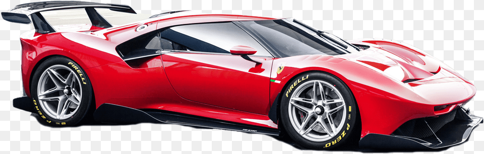 Red Ferrari Transparent File P80 C Ferrari, Wheel, Machine, Vehicle, Transportation Free Png Download
