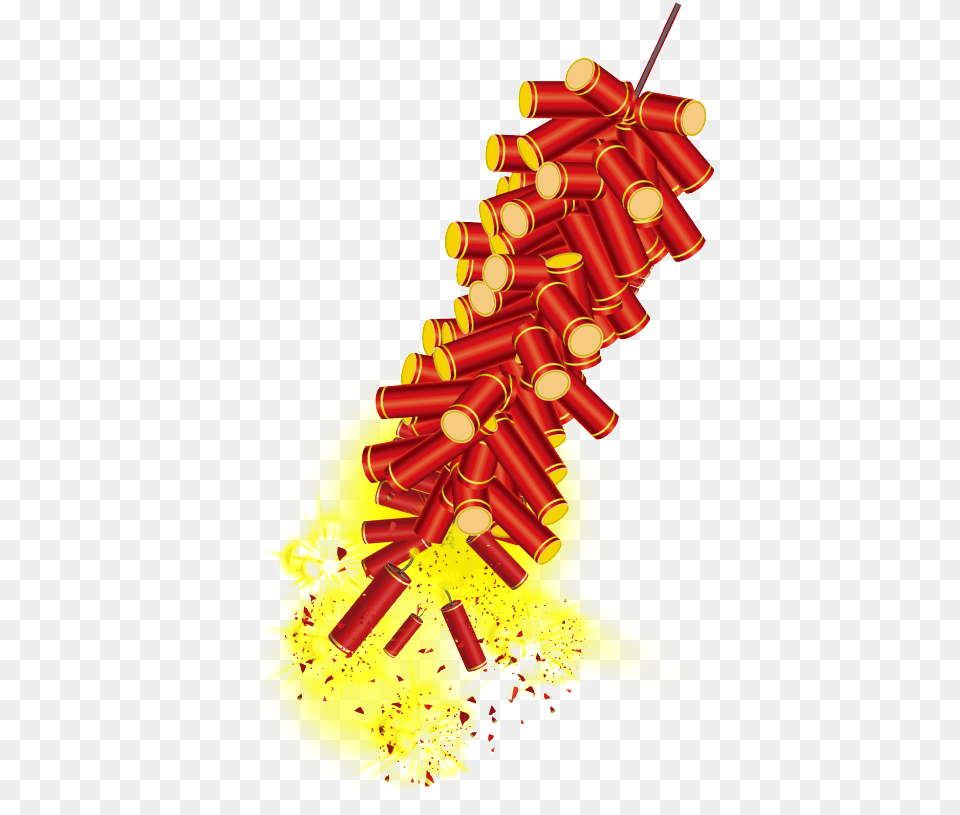 Red Festive Firecrackers, Dynamite, Weapon Free Png Download