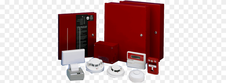Red Fire Control Devices Mercury Protection Llp Id Fire Alarm System Amc, Mailbox, Electrical Device Free Png
