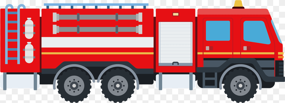 Red Fire Truck Vector Download Vector Fire Truck, Transportation, Vehicle, Fire Truck, Fire Station Free Transparent Png