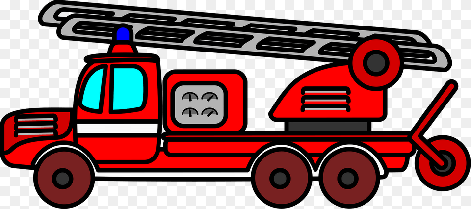 Red Firetruck Clipart, Transportation, Truck, Vehicle, Fire Truck Free Png Download