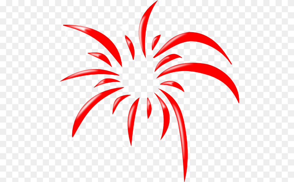 Red Fireworks Clip Art Image Feu D Artifice Dessin, Graphics, Dahlia, Flower, Plant Free Transparent Png