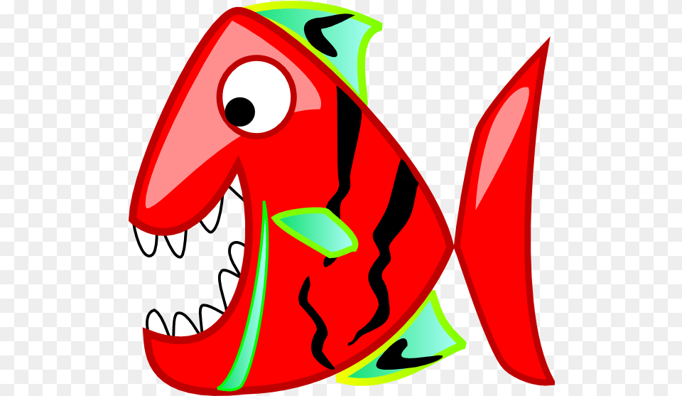 Red Fish Clipart 9 600 X 556 Webcomicmsnet Cartoon Fish With Open Mouth, Animal, Bear, Mammal, Wildlife Free Transparent Png