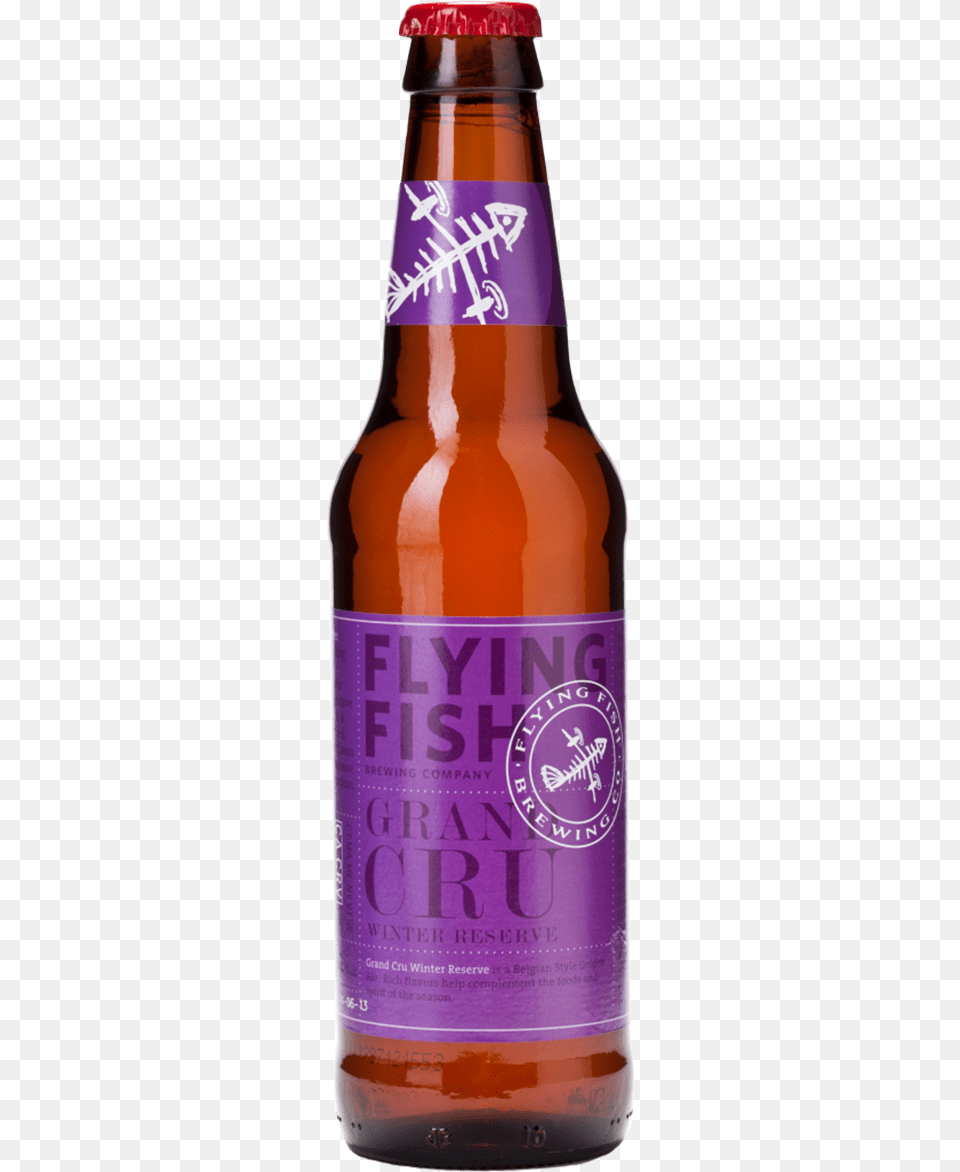 Red Fish Flying Fish Brewing Company, Alcohol, Beer, Beer Bottle, Beverage Free Png