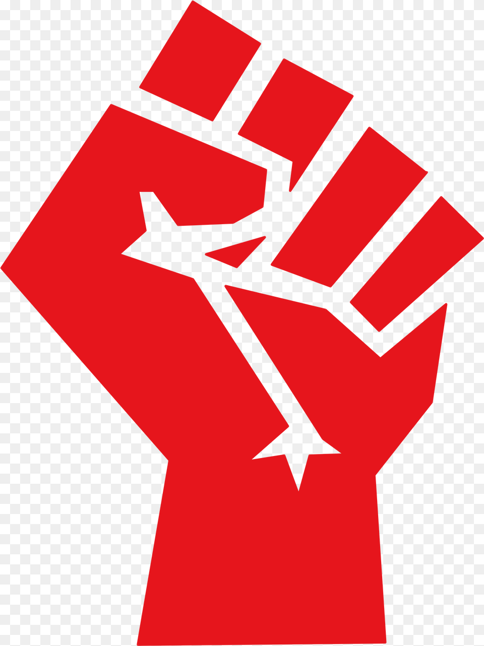 Red Fist, Body Part, Hand, Person, Cross Free Png Download