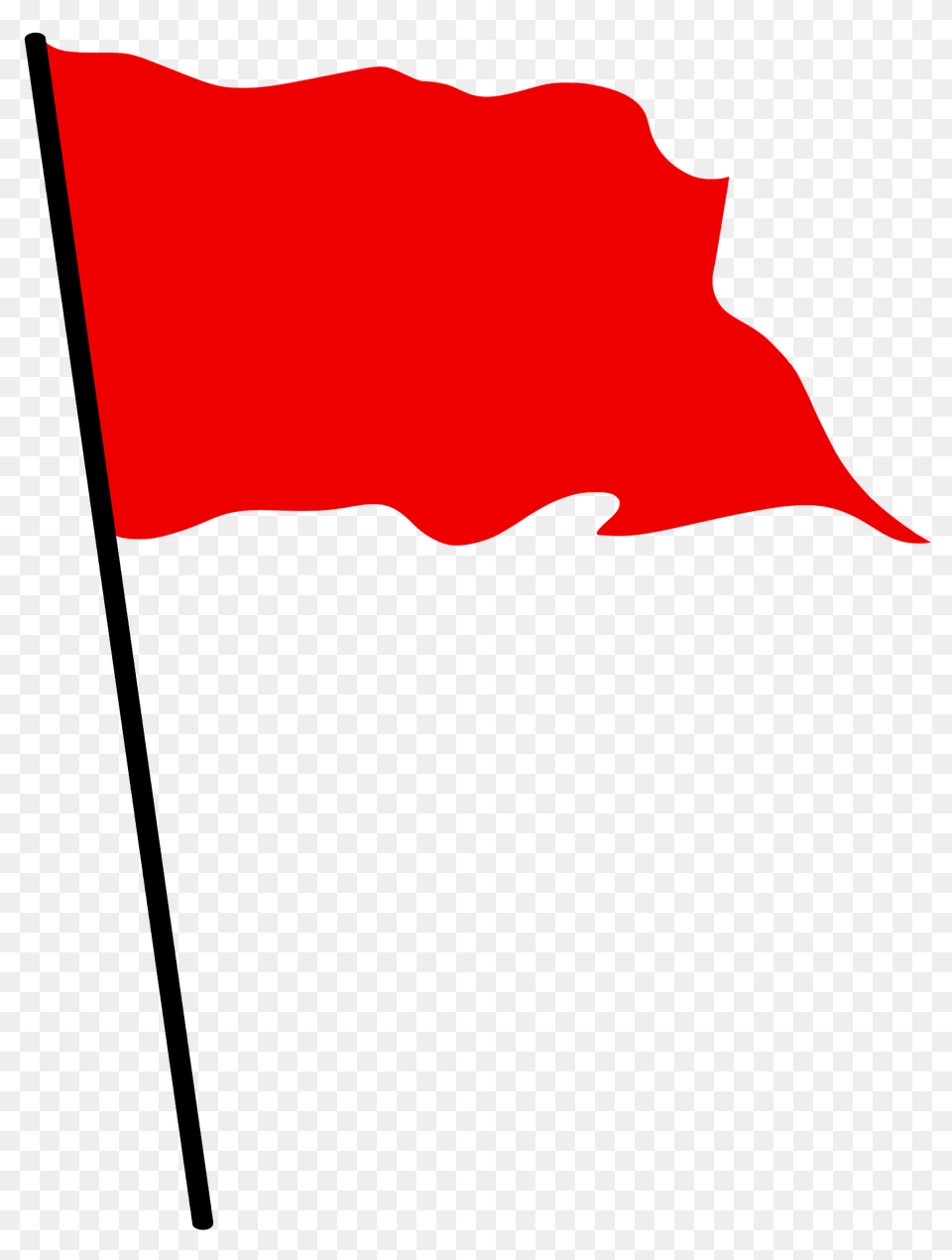 Red Flag Clipart, Leaf, Plant Free Png