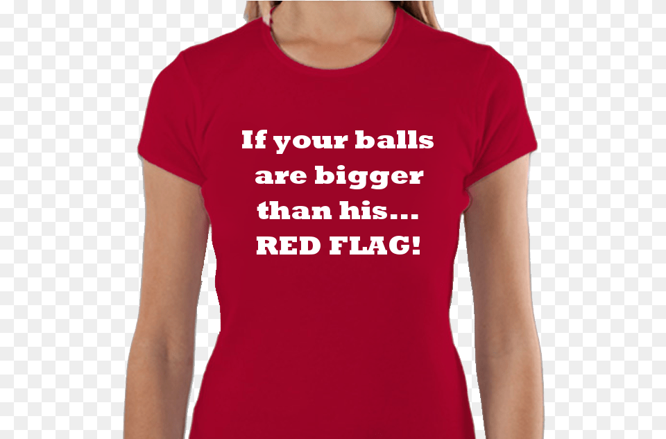 Red Flag Housewares, Clothing, T-shirt, Shirt Free Png Download