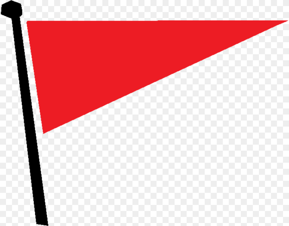 Red Flag Triangle Pennon Banner Png