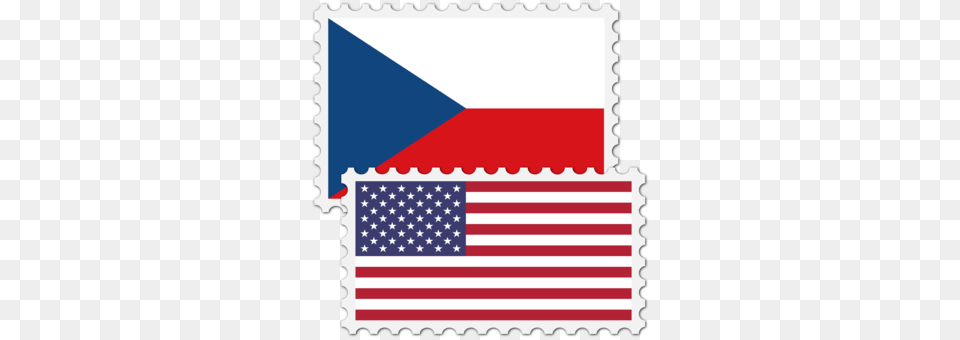 Red Flag White Flag, Postage Stamp Free Transparent Png