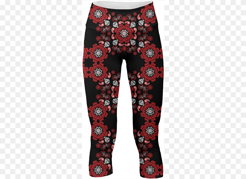 Red Flame Bandana 65 Pajamas, Clothing, Hosiery, Pants, Tights Free Png