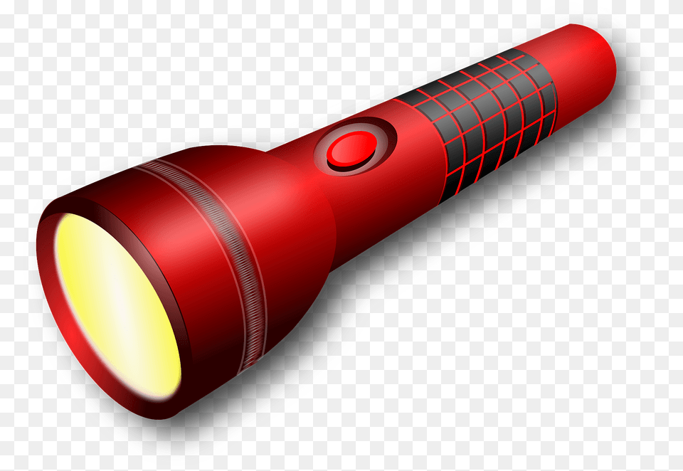 Red Flashlight Clipart, Lamp, Dynamite, Light, Weapon Png