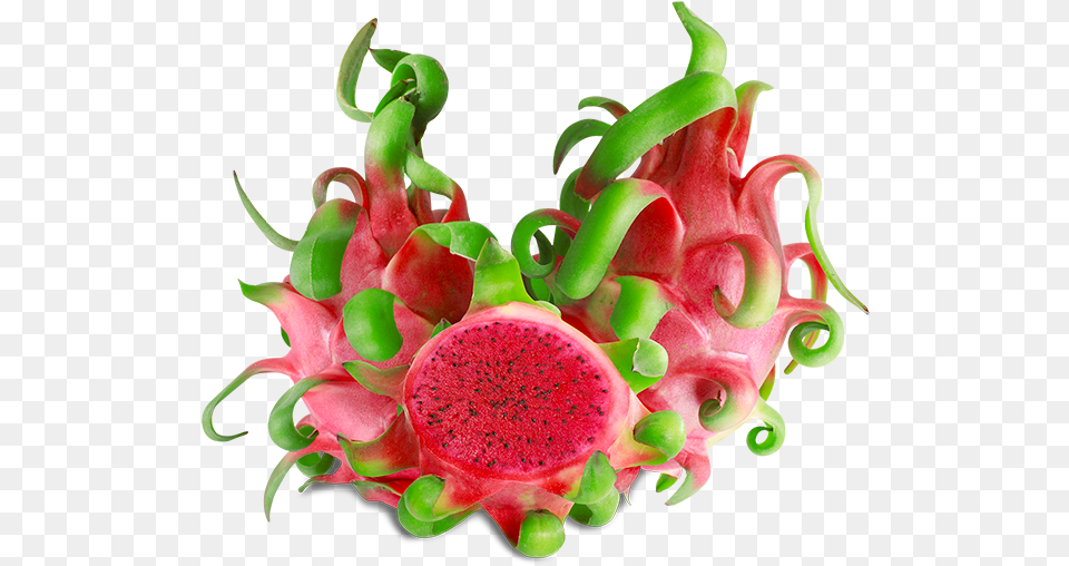Red Flesh Dragon Fruit Queen Tri Thanh Long Rut, Food, Plant, Produce, Flower Free Transparent Png