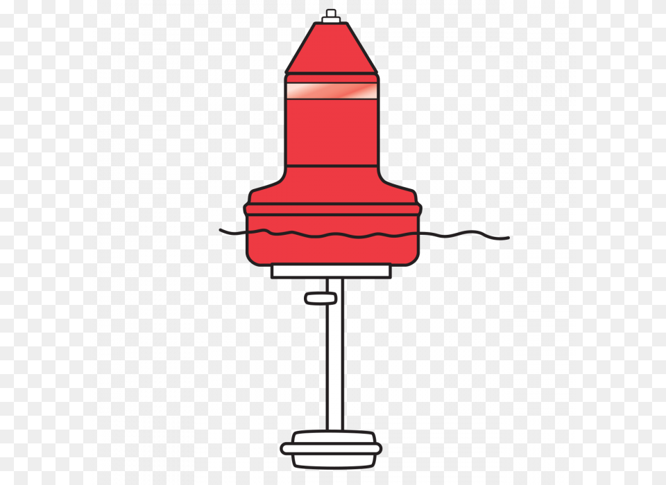 Red Float Collar Channel Marker With External Red Nun Free Png