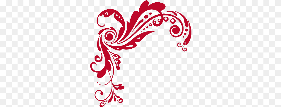 Red Flourish, Art, Floral Design, Graphics, Pattern Free Png