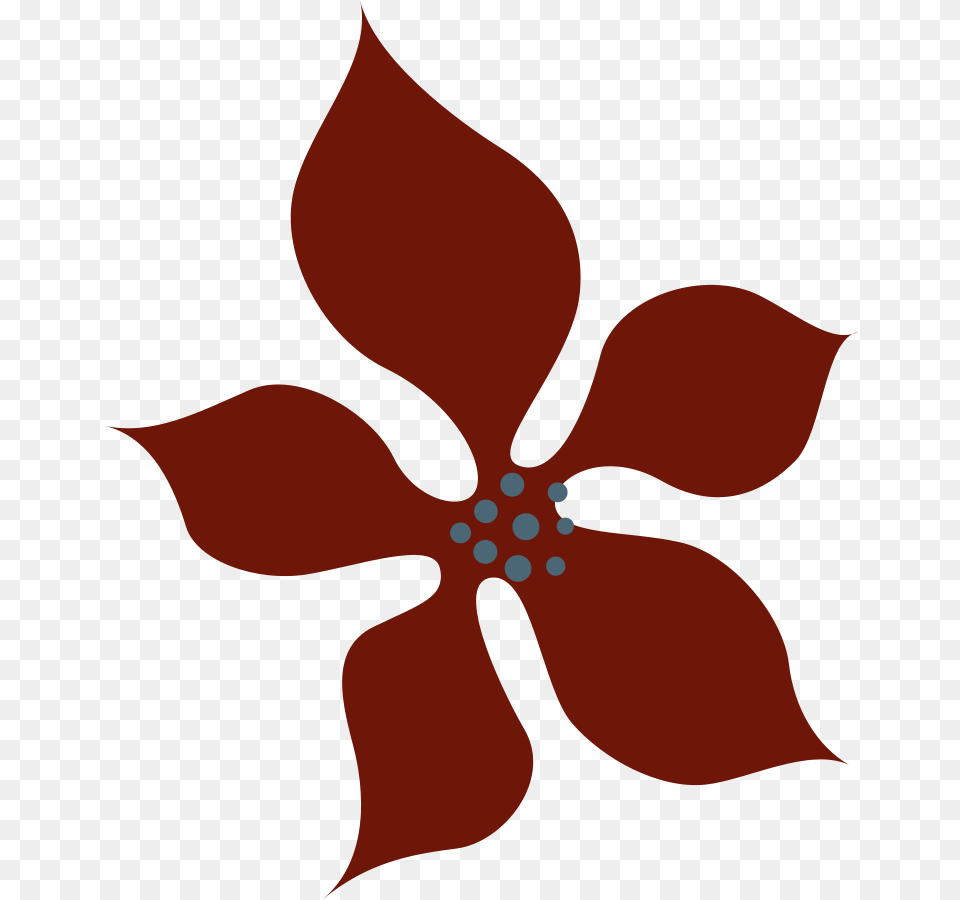 Red Flower, Petal, Plant, Person, Art Free Transparent Png