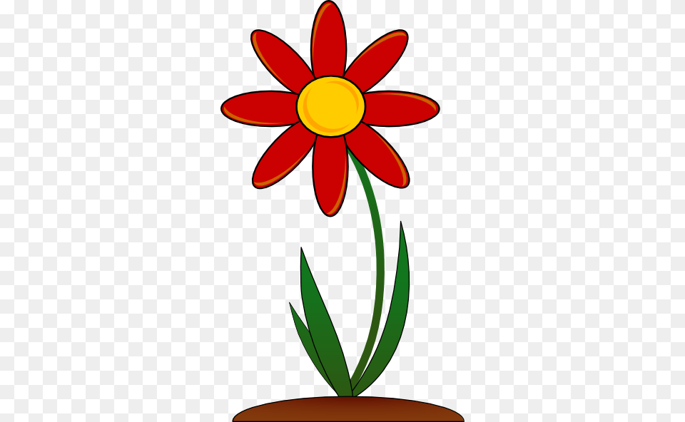 Red Flower Clip Art, Daisy, Plant, Petal, Appliance Png