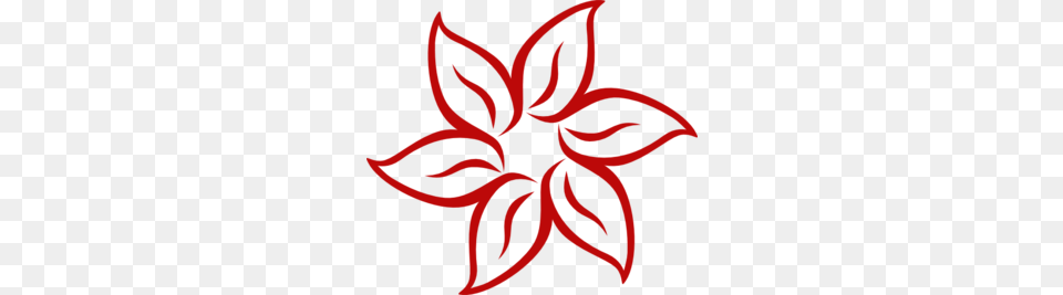 Red Flower Clip Art For Web, Plant, Pattern, Dahlia, Floral Design Free Png Download