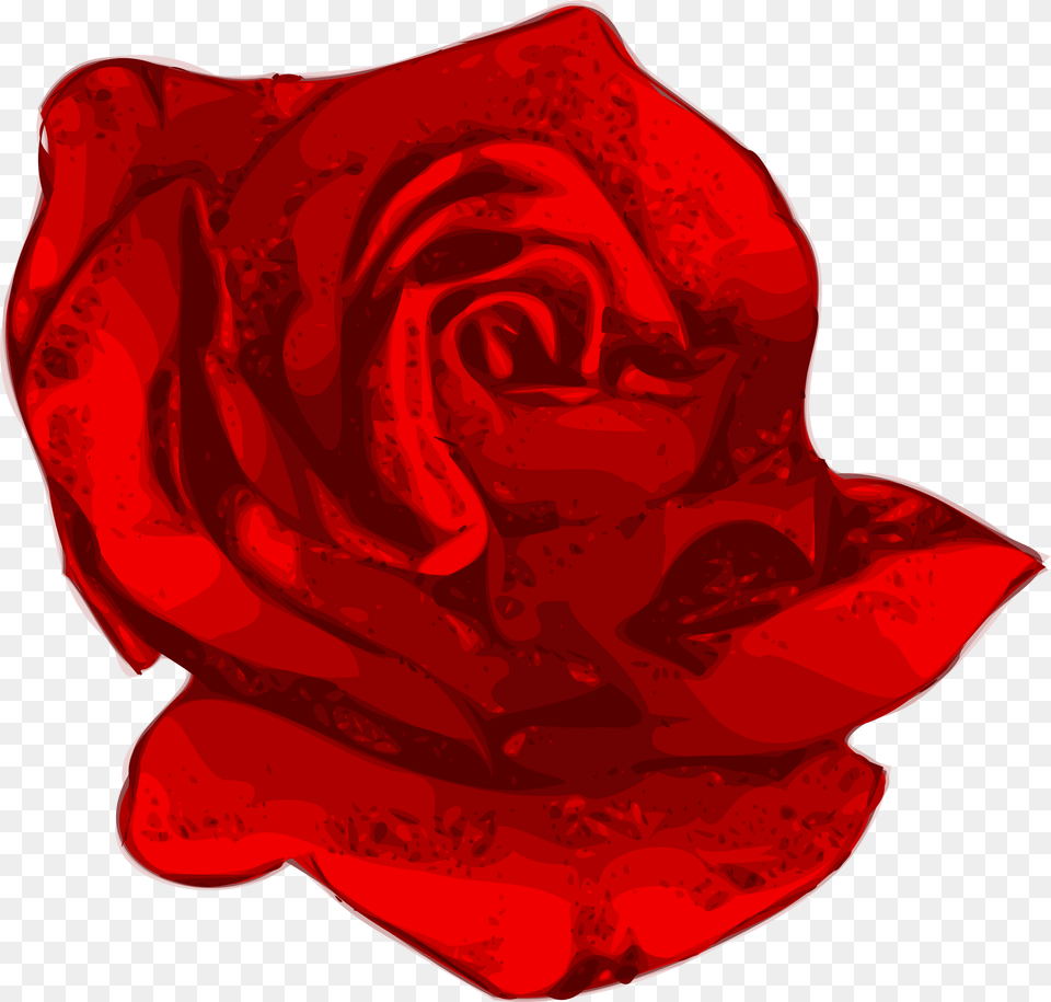 Red Flower Clipart 2 Rose Red Rose Pdf, Petal, Plant Free Png Download