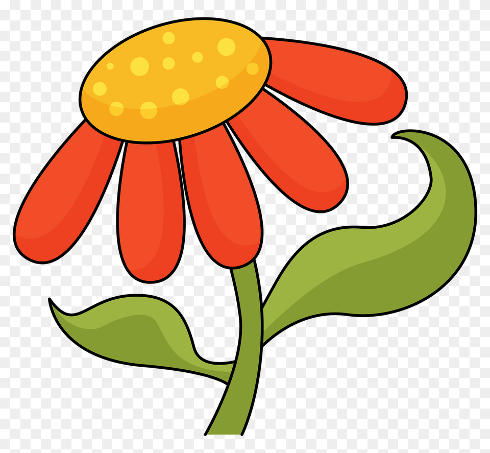 Red Flower Clipart, Anther, Daisy, Petal, Plant Free Png