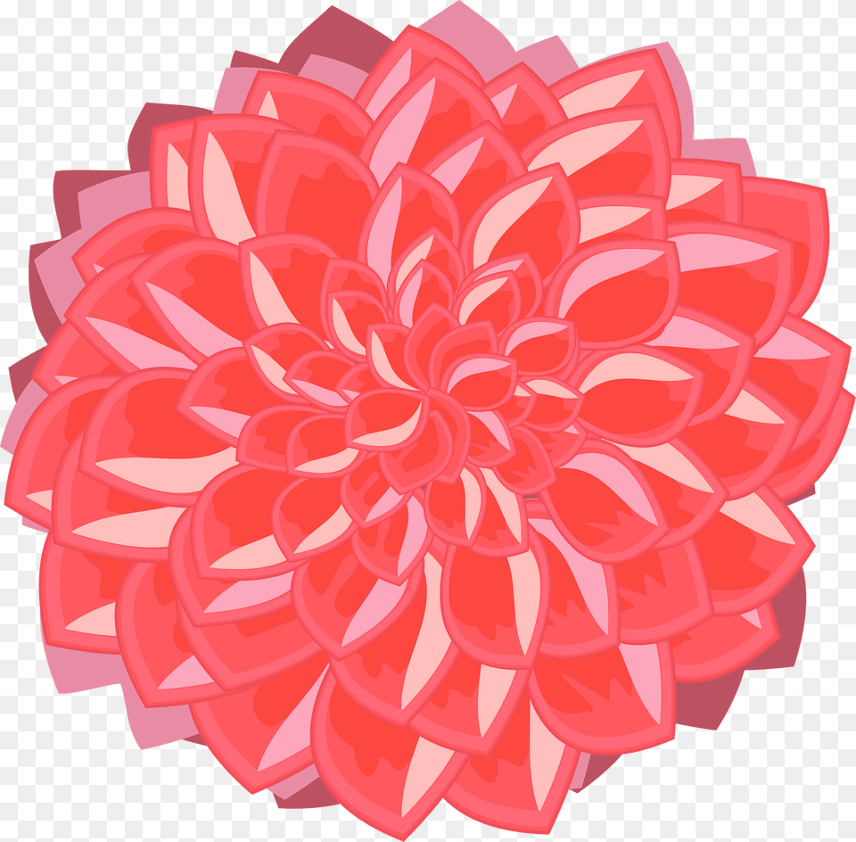 Red Flower Clipart, Dahlia, Plant, Dynamite, Weapon Free Png