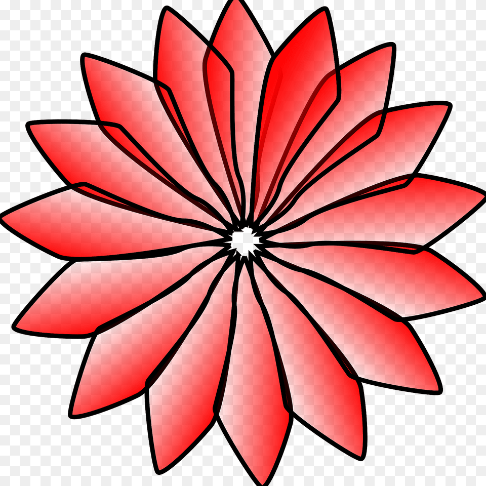 Red Flower Clipart, Plant, Dahlia, Leaf, Daisy Free Png Download