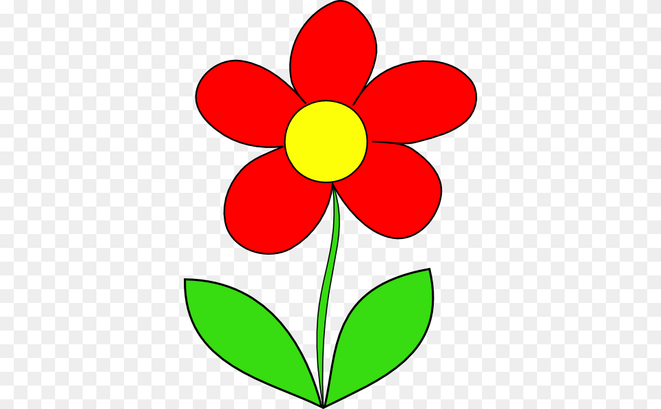 Red Flower Clipart Small, Daisy, Petal, Plant, Anemone Png