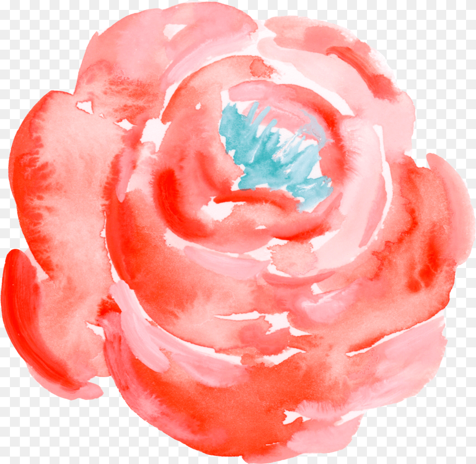 Red Flower Clipart Watercolor Red Watercolor Flowers Watercolor Paint Watercolor Flower Clipart, Rose, Plant, Icing, Food Free Transparent Png