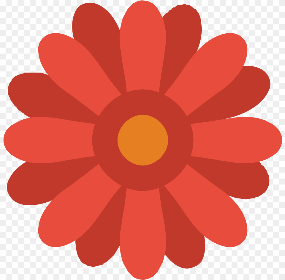 Red Flower Flower Icon, Dahlia, Daisy, Petal, Plant Png Image