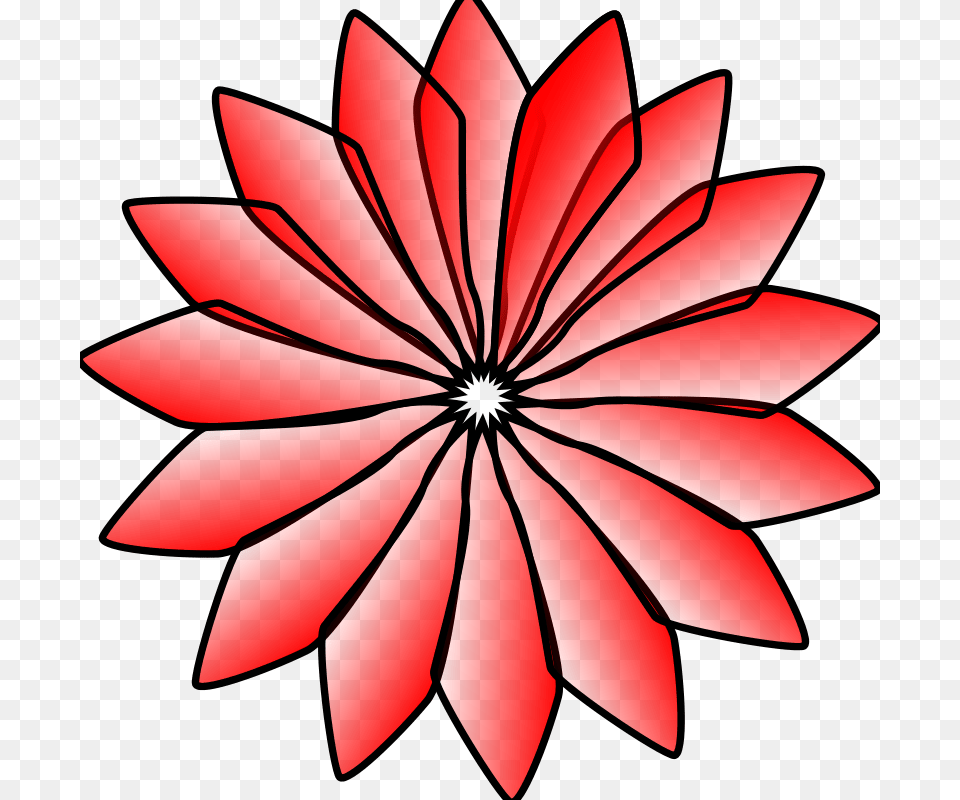 Red Flower Free Vector, Plant, Dahlia, Leaf, Daisy Png