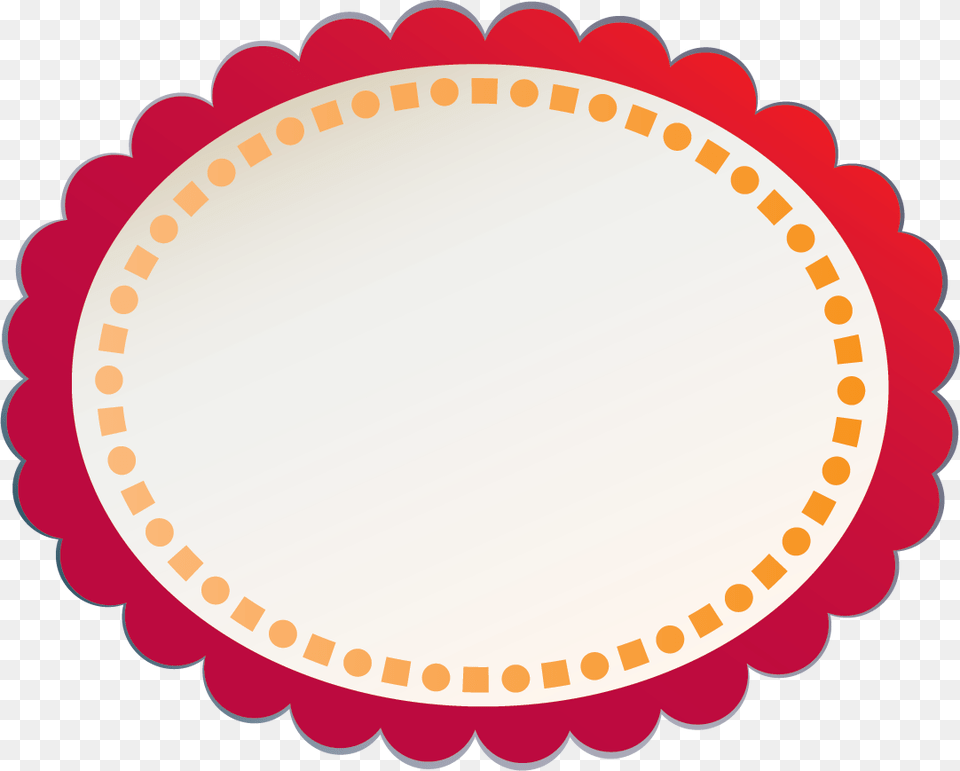 Red Flower Outline Badge With Yellow Square Circle Pakistan Peoples Party Teer, Oval, Food, Ketchup Free Png