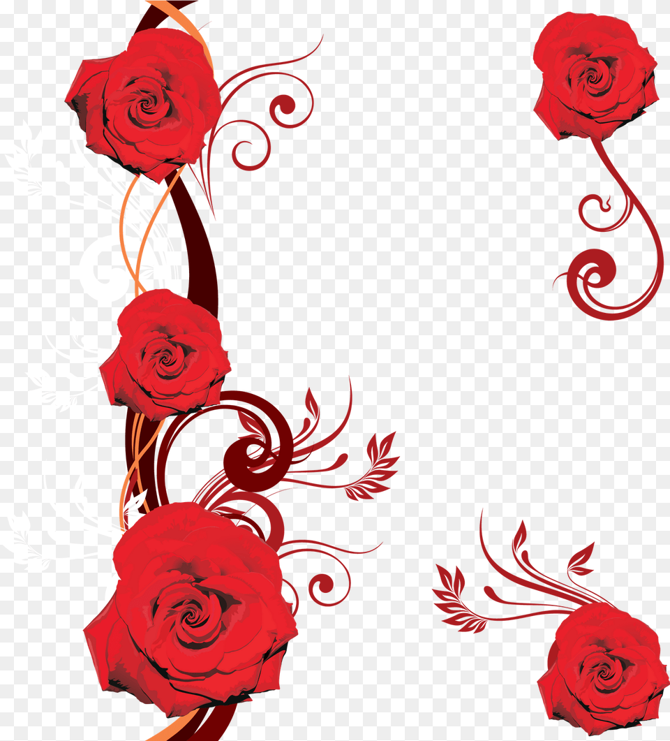 Red Flower Vector Red Flower Vector Design, Art, Floral Design, Graphics, Pattern Png Image