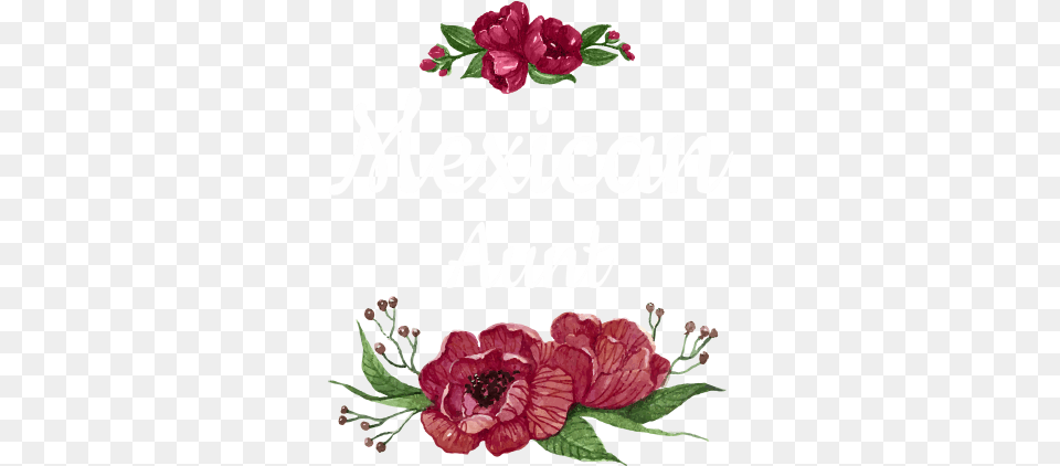 Red Flowers Mexican Aunt Hoodie Flower, Plant, Petal, Art, Floral Design Free Transparent Png