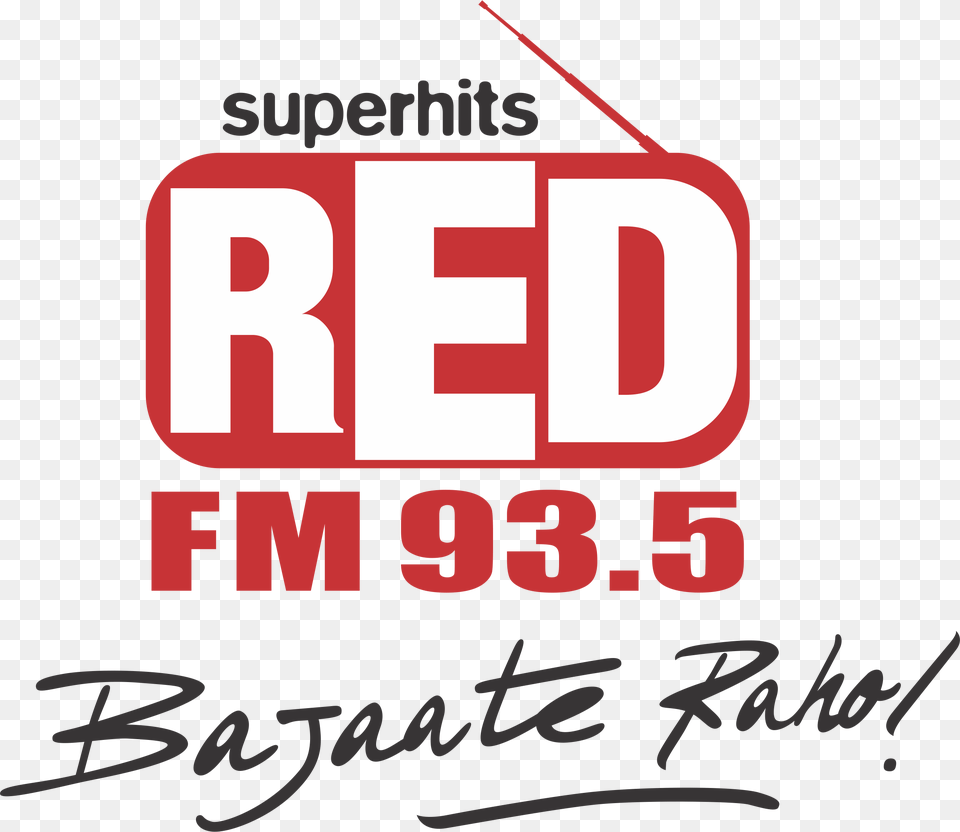 Red Fm 935 Red Fm Logo, Text, First Aid Png Image