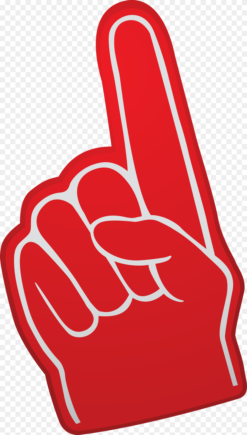 Red Foam Finger, Body Part, Hand, Person, Food Free Transparent Png