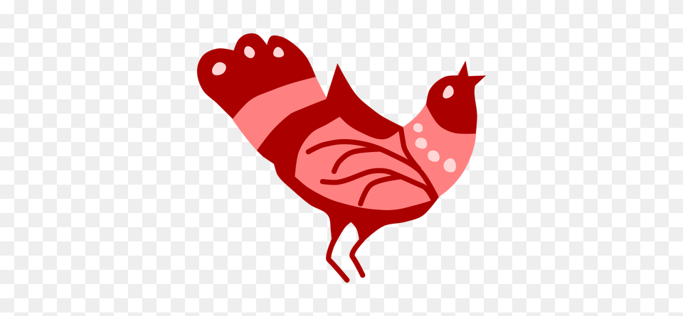 Red Folk Art Bird Vector Clip Art, Baby, Person Png Image