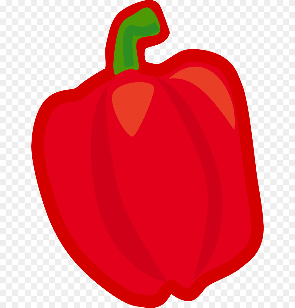Red Food Clipart, Bell Pepper, Pepper, Plant, Produce Free Png Download