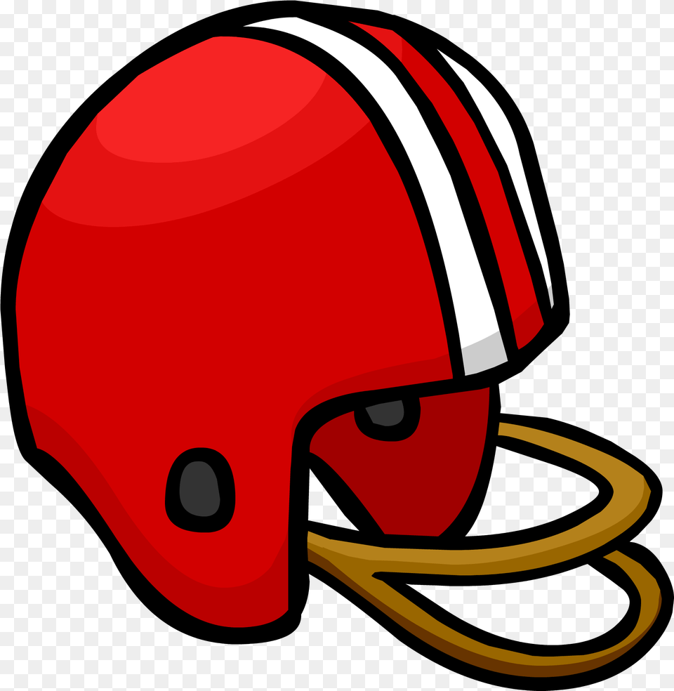 Red Football Clipart Red Football Helmet Clipart, Crash Helmet, American Football, Person, Playing American Football Png
