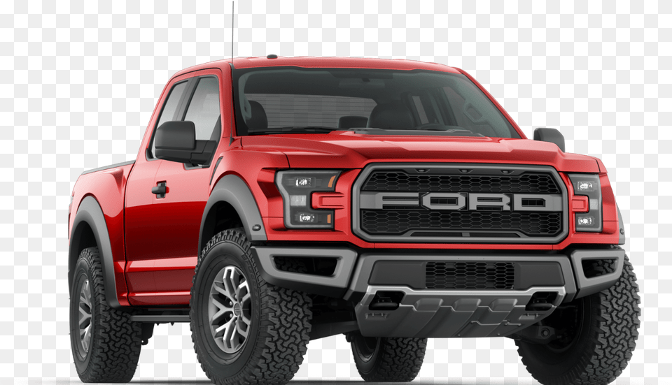 Red Ford F150 Raptor, Pickup Truck, Transportation, Truck, Vehicle Png Image