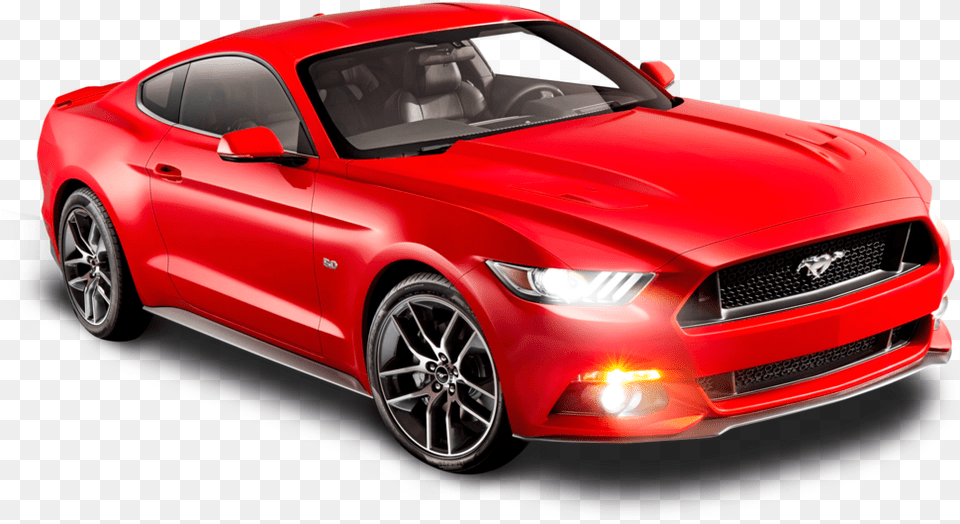 Red Ford Mustang Transparent Image Red Car, Coupe, Sports Car, Transportation, Vehicle Free Png