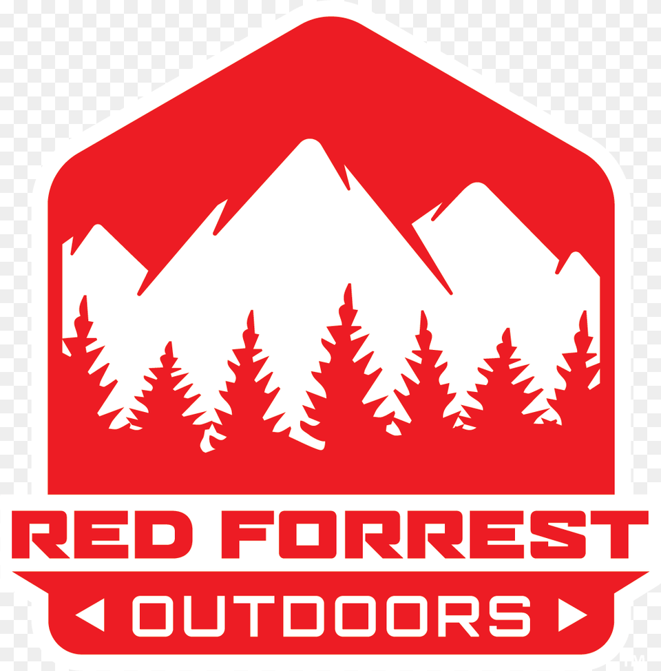 Red Forrest Outdoors, Plant, Tree, Sticker, Sign Free Png