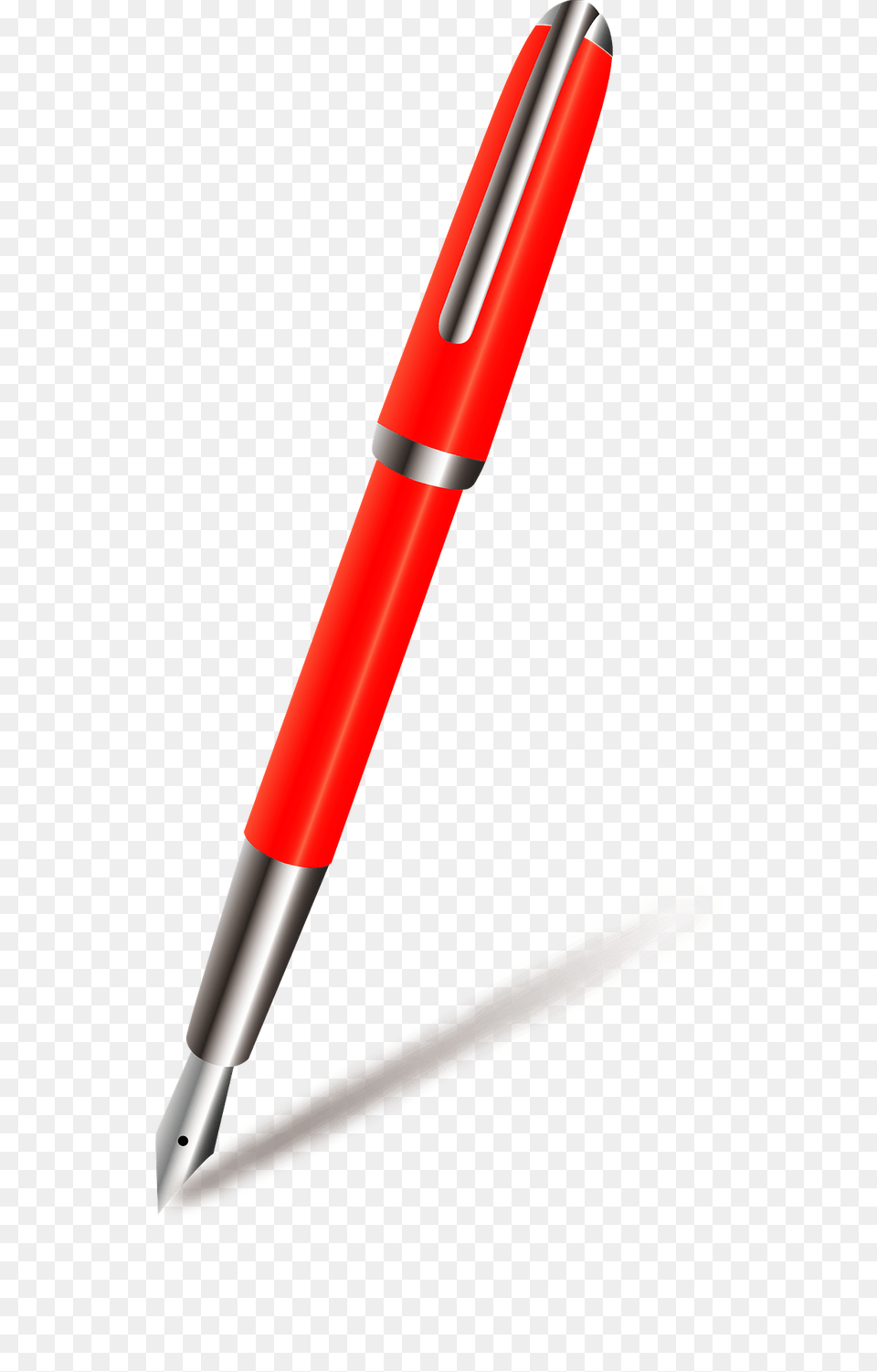 Red Fountain Pen Clipart, Smoke Pipe Free Png Download